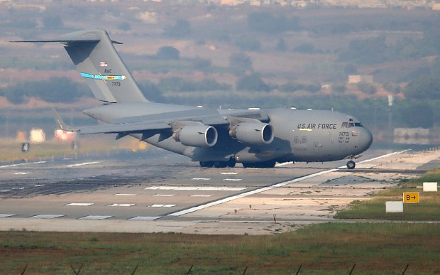 US jets extend their mission to defend favoured rebels against Assad in Syria