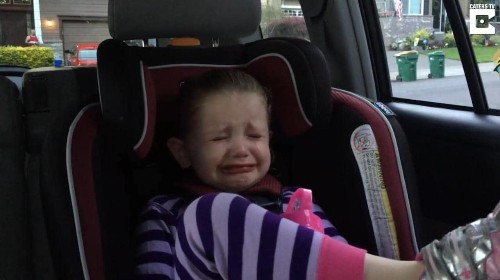 Distraught little girl cries after realising Barack Obama will no longer be president