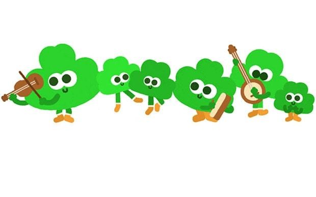 Google celebrates St Patrick's Day with dancing shamrocks