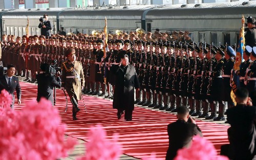 Kim Jong-un heads to Vietnam by train ahead of Trump summit