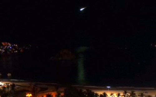 Meteor lights up Mexico City sky