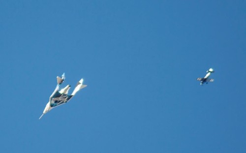 Virgin Galactic’s space programme moves forward as SpaceShipTwo carries out first successful glide test