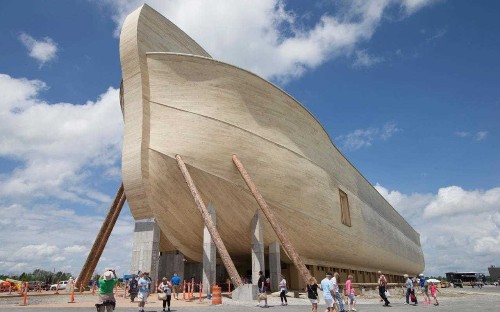Noah's Ark 'replica' unveiled in Kentucky amid anger at 'scientifically preposterous' museum