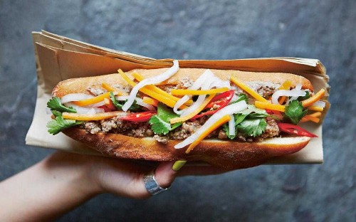 Vietnamese pickled vegetables for banh mi