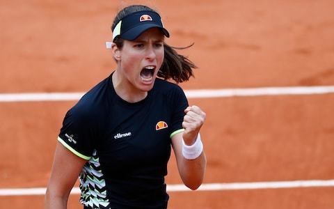 Johanna Konta defies a cold, and British allergy to clay, to reach women's French Open tennis third round