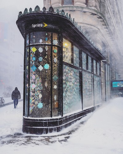This glorious NYC storm photo has been compared to an impressionist painting