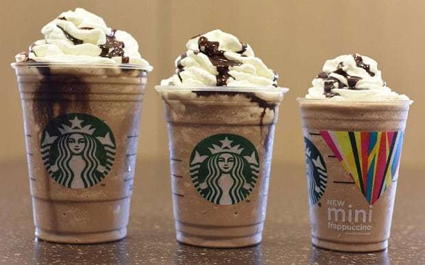 Starbucks launches 'mini-Frappuccinos'