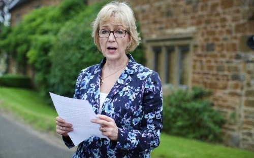 Andrea Leadsom reveals she has said sorry to Theresa May as she insists having children has no bearing on becoming Prime Minister