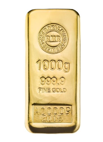 Royal Mint sells 1kg gold bullion bars – at £25,000