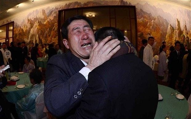 Bittersweet tears as divided Koreans meet after 60 years