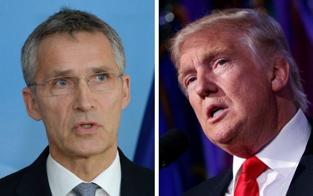 Nato chief warns against 'going it alone' amid fears over Donald Trump's commitment to alliance