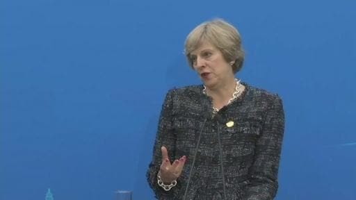 Theresa May considers banning EU migrants from coming to Britain unless they have a job
