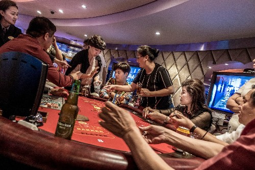 The surreal life on board the world's largest cruise ship