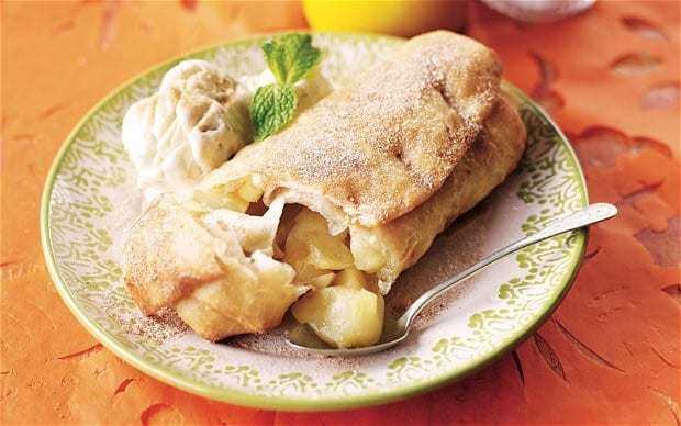 Caramelized apple burrito (burrito de manzana) recipe
