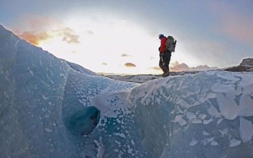 Glacier hiking in Iceland
