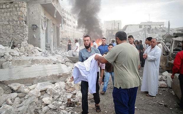 Syrian army and Iran fighters in major Aleppo assault