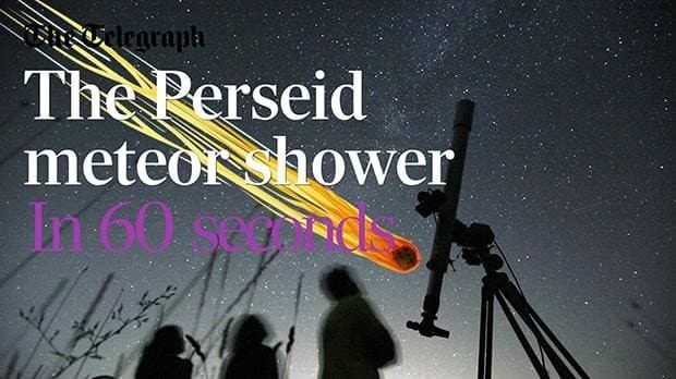 200 shooting stars an hour to streak across British skies on August 11