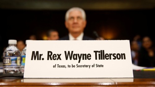 Rex Tillerson Says Climate Change Is Real, but …