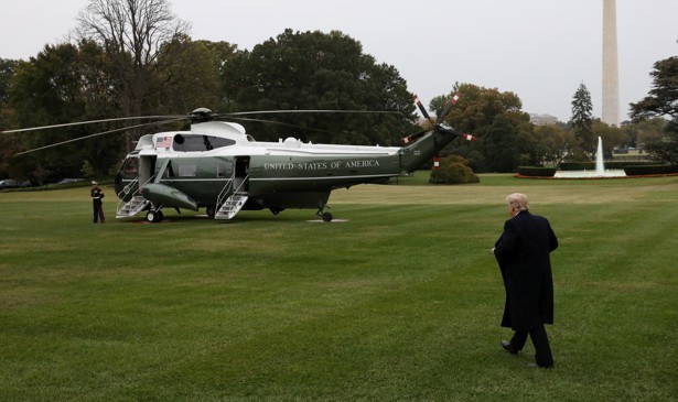 A Sikorsky Veteran on Marine One in the Rain