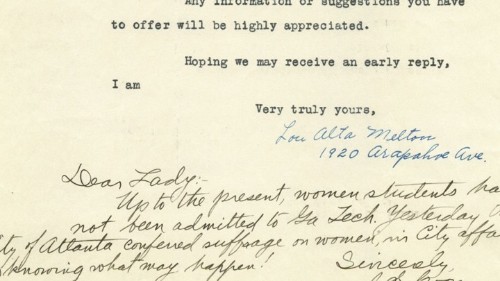 Historic Rejection Letters to Women Engineers