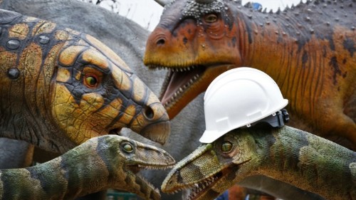 The Long Decline of the Dinosaurs
