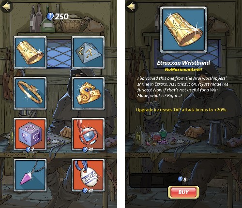 Runeblade puts fantasy role-playing on the back of your wrist