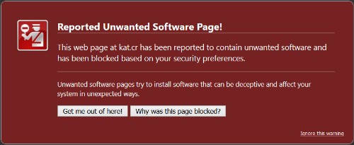 Google blocks Kickass Torrents in Chrome and Firefox due to ‘harmful programs’