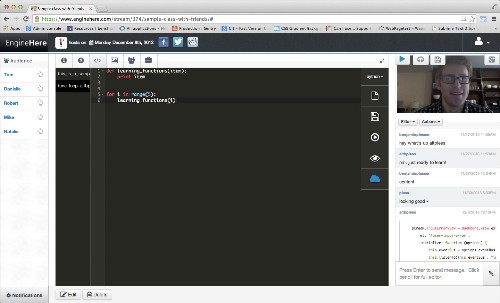Learning to code? EngineHere can connect you with devs in a virtual classroom