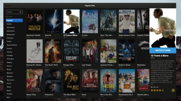 Movie streaming app Popcorn Time is coming back from the dead — thanks to a torrent site