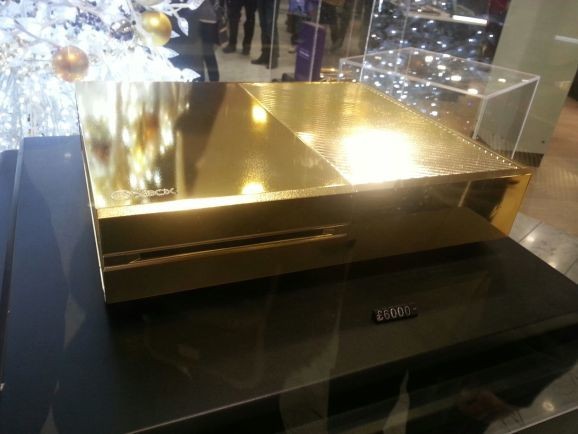 $10,000 gold-plated Xbox One is the ideal gift for the 1 percenter in your life