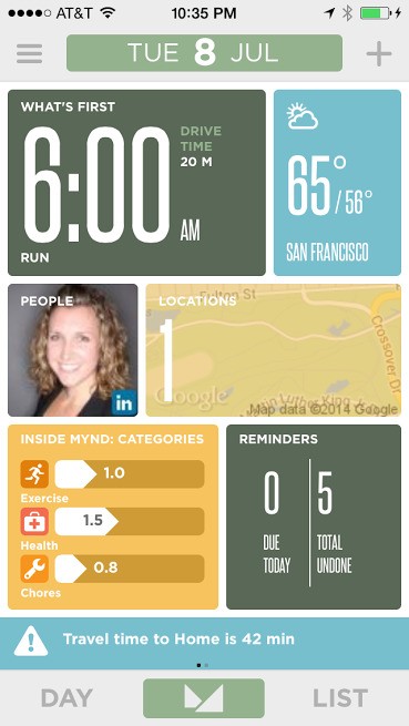Smart calendar Mynd can now visualize what you're doing with your life — for a price
