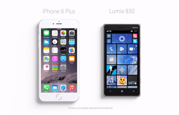 In new Microsoft ad, Cortana calls Siri fat and dumb
