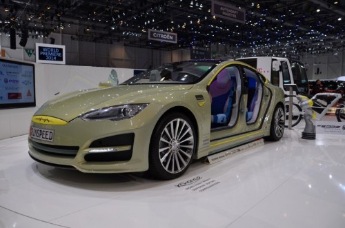 The Rinspeed XchangE is a Tesla-based self-driving car