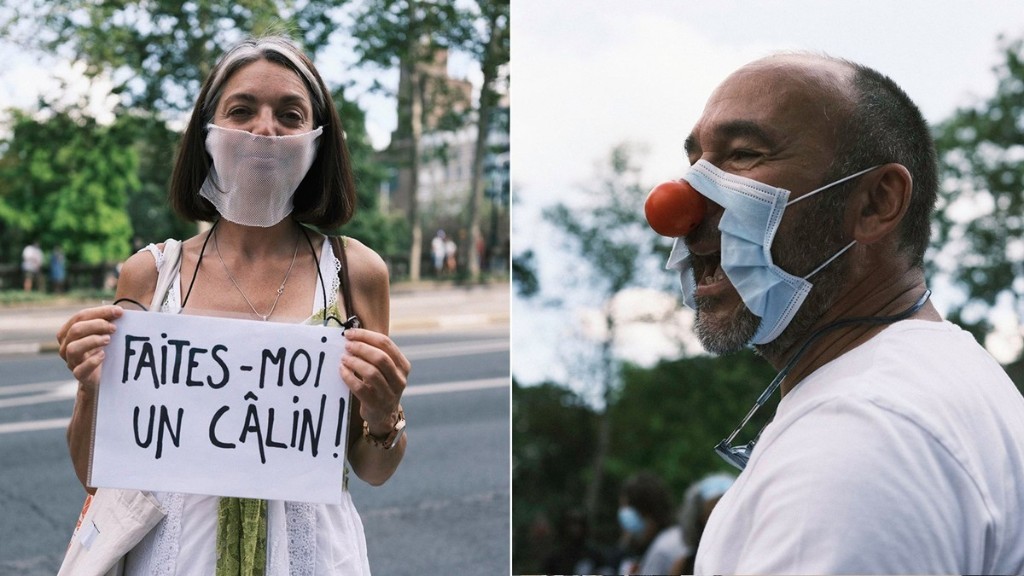 Les anti-masques sont aussi à Bruxelles