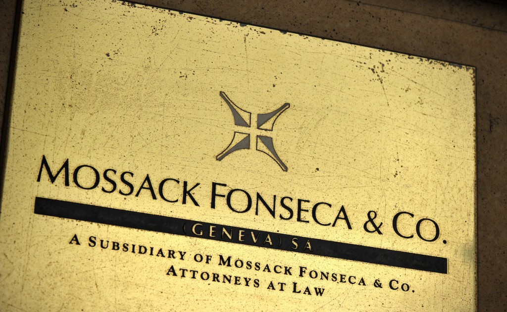GENEVA, SWITZERLAND - APRIL 05: A detail of the Mossack Fonseca Geneva office plate on April 5, 2016 in Geneva, Switzerland. 11.5m files anonymously leaked from the database of the world's fourth biggest offshore law firm, Mossack Fonseca, referred to as the 'Panama Papers,' indicates possible secret offshore dealings from world leaders and celebrities. (Photo by Pxl8/Getty Images)