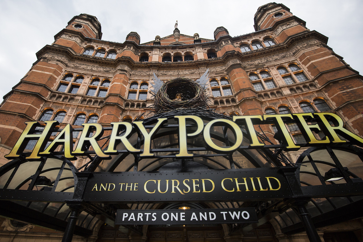 A general view of The Palace Theatre, following the first preview of the Harry Potter and The Cursed Child play last night, on June 8, 2016 in London, England. Jack Taylor/Getty Images