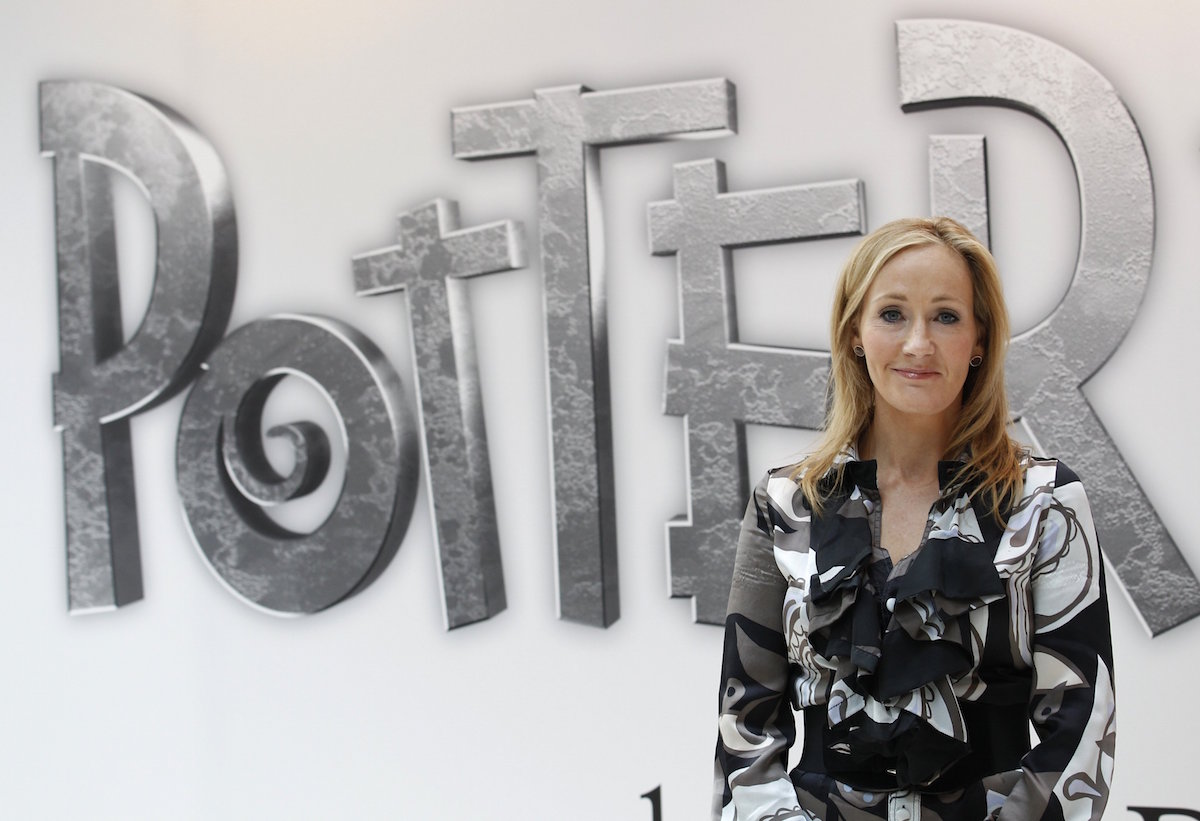 British author JK Rowling, creator of the Harry Potter series of books, poses during the launch of new online website Pottermore in London June 23, 2011.  REUTERS/Suzanne Plunkett/File Photo