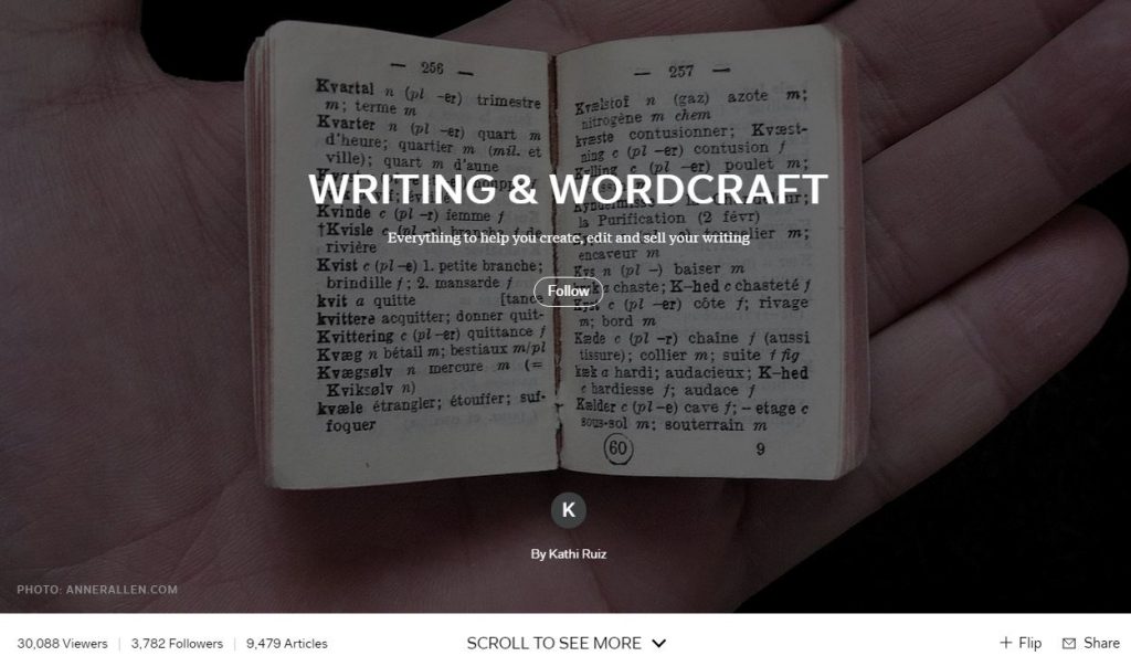 Writing and Wordcraft grab