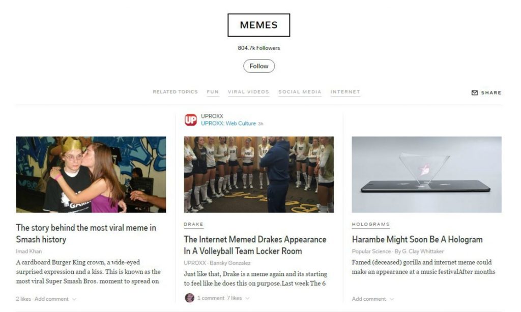 Memes Topic on Flipboard