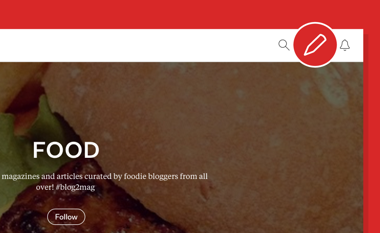 Compose feature on Flipboard