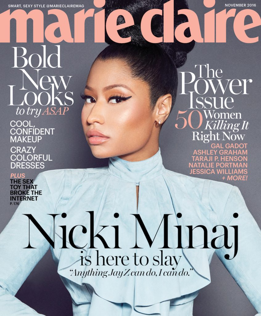 Marie Claire's November 2016 issue