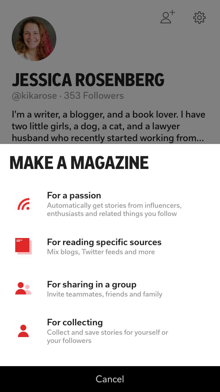 Creating a Flipboard Magazine