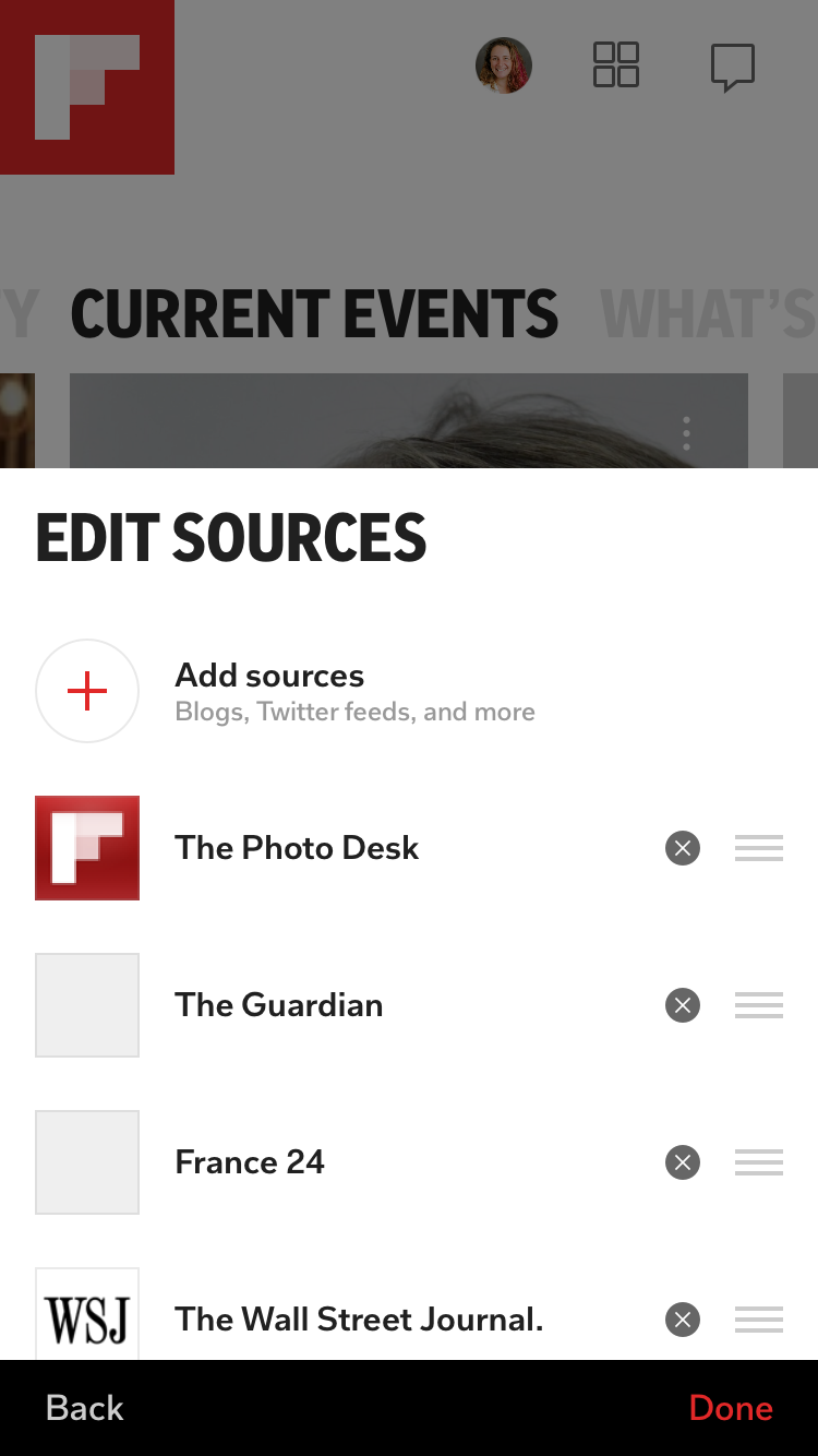 Edit Sources Custom Smart Magazine Flipboard