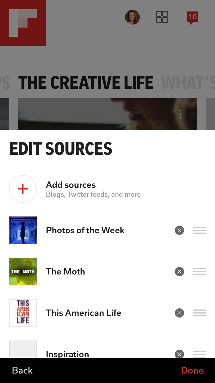 Variety of Sources for Custom Smart Magazine on Flipboard