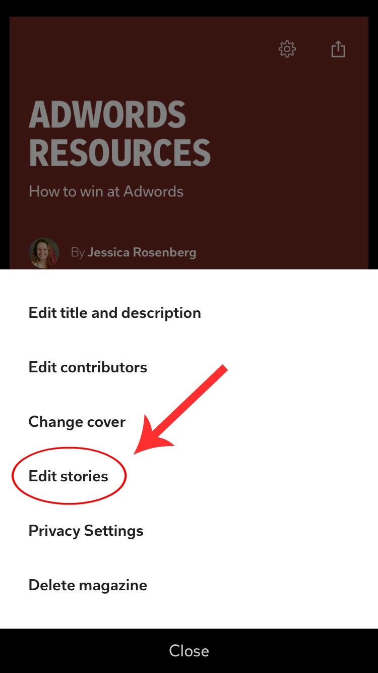 Edit Magazines in Flipboard